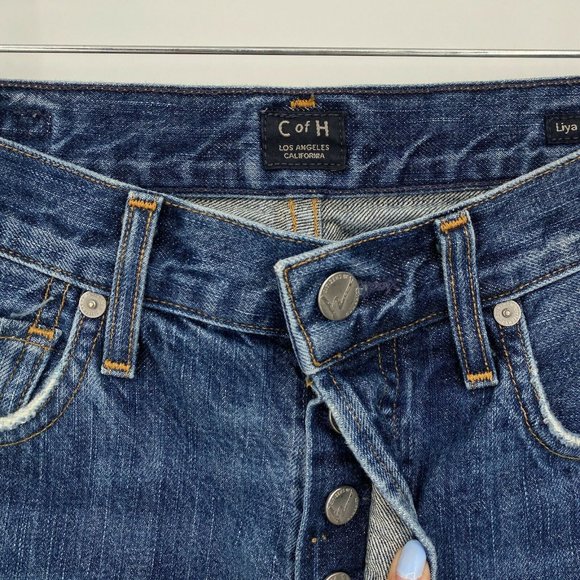 Citizens of Humanity Liya Classic Fit Jeans Size 24 High Rise Cotton Denim Blue - Picture 4 of 12